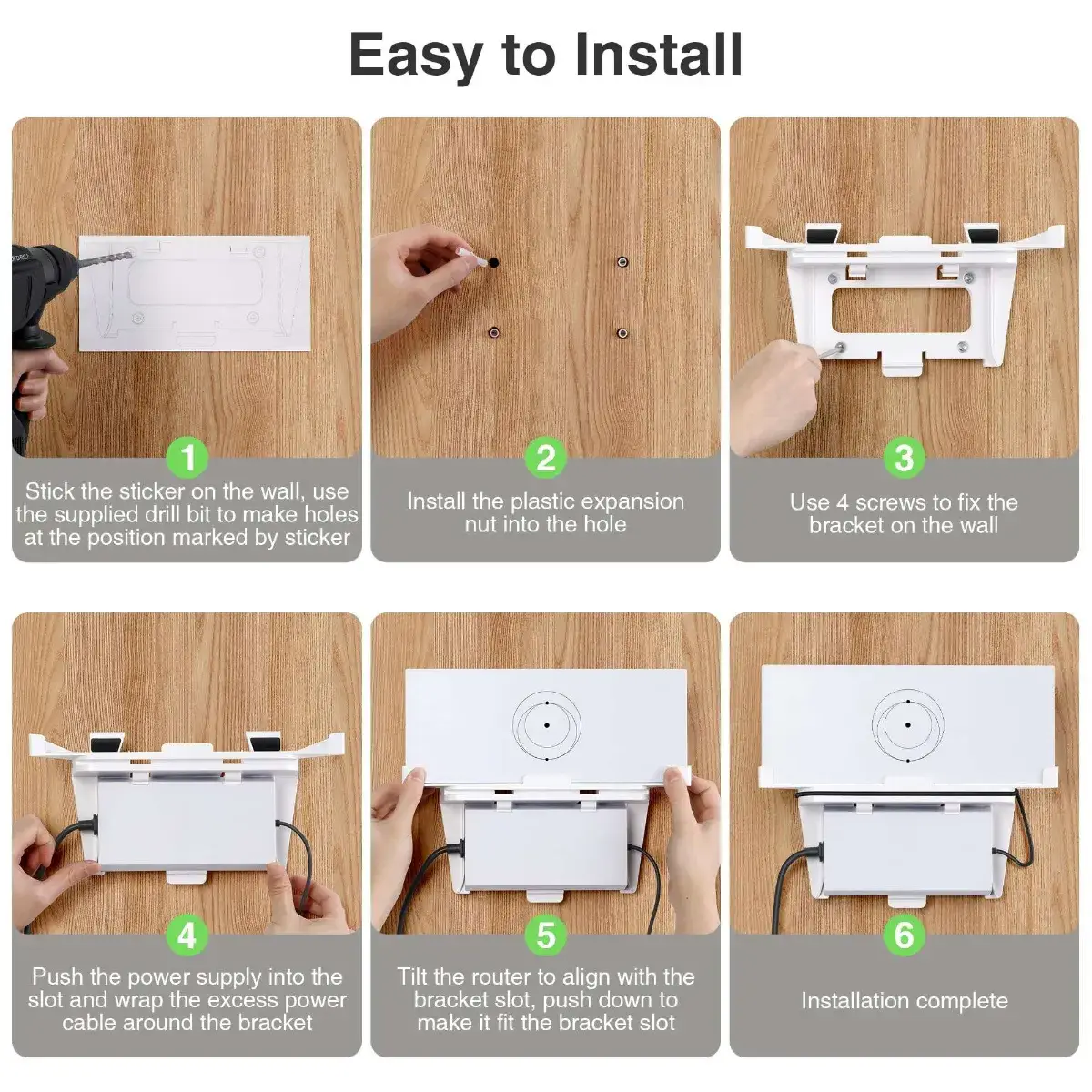 Built-in Cable Caddy Storage Feature Close Up